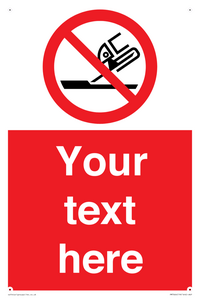 Custom prohibition Do not use for face grinding